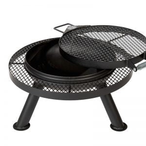 Texas Original 24in Fire Pit w/Adjustable Grill - Texas Star Grill Shop FPG-24