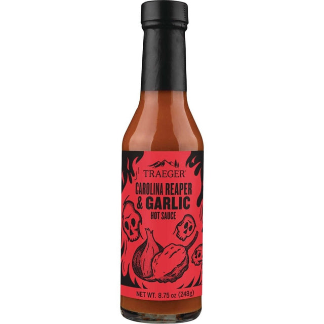 Traeger Carolina Reaper and Garlic Hot Sauce 8.75oz HOT004 - Texas Star Grill Shop HOT004