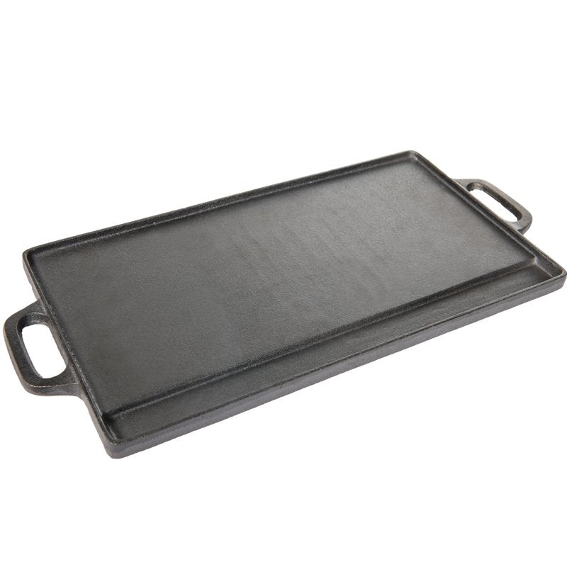 Cast Iron Griddle Gas Grill Bbq Meat Pan Tray Plate Accessories