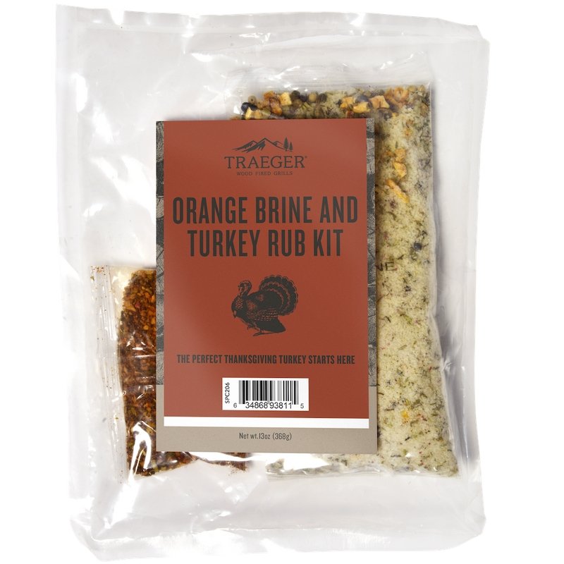 Traeger Orange Brine & Turkey Rub Kit SPC206 - Texas Star Grill Shop SPC206