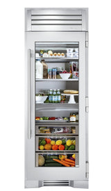 True 30" Column All Refrigerator- Stainless or Glass Front Door (Hinge R/L) - Texas Star Grill Shop TR-30REF-R-SS-A