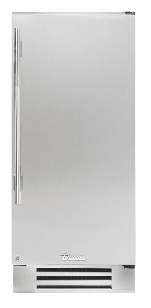 True Undercounter Refrigerator 15" Stainless Door - 2 Glass Shelves - Specify Hinge Right (R) or Left (L) - Texas Star Grill Shop TUR-15-R-SS-C