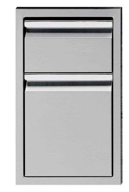 Twin Eagles 19-Inch Stainless Steel Double Access Drawer - TESD192-B - Texas Star Grill Shop TESD192-B