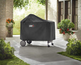 Weber Grill Cover for Performer Premium and Deluxe, 22 Inch, Black 7152 - Texas Star Grill Shop 7152