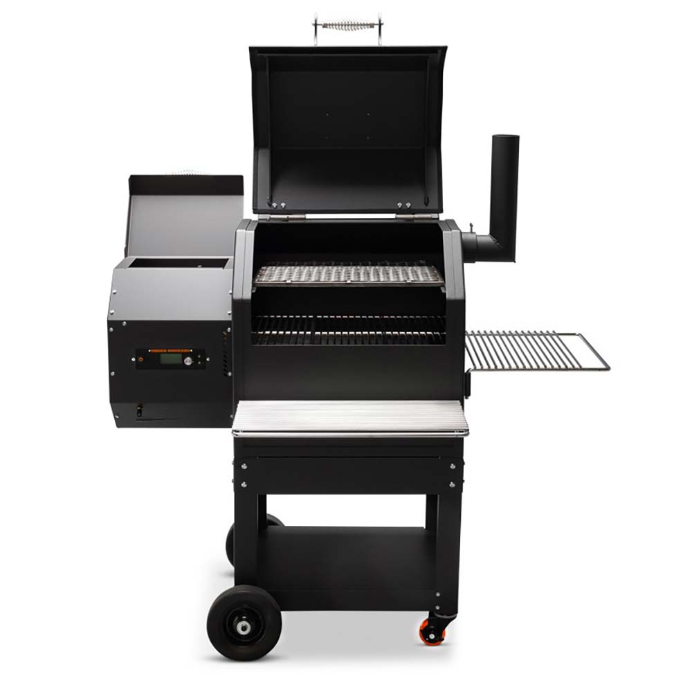 Yoder Pellet Grill YS480S+Wire Shelves + 2nd Level Slide-Out Cooking Shelf - Texas Star Grill Shop 9411X11-000