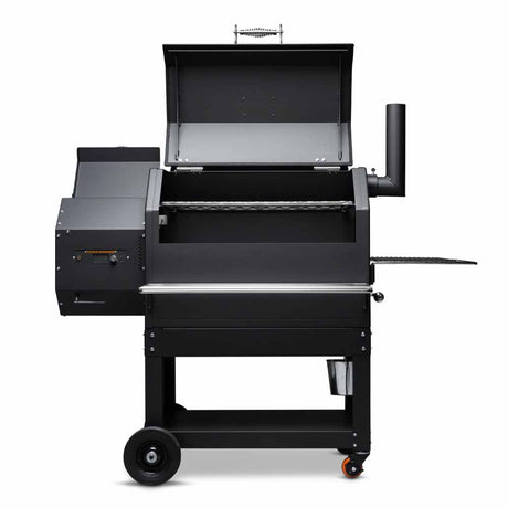 Yoder Pellet Grill YS640S+Wire Shelves + 2nd Level Slide-Out Cooking Shelf - Texas Star Grill Shop 9611X11-000